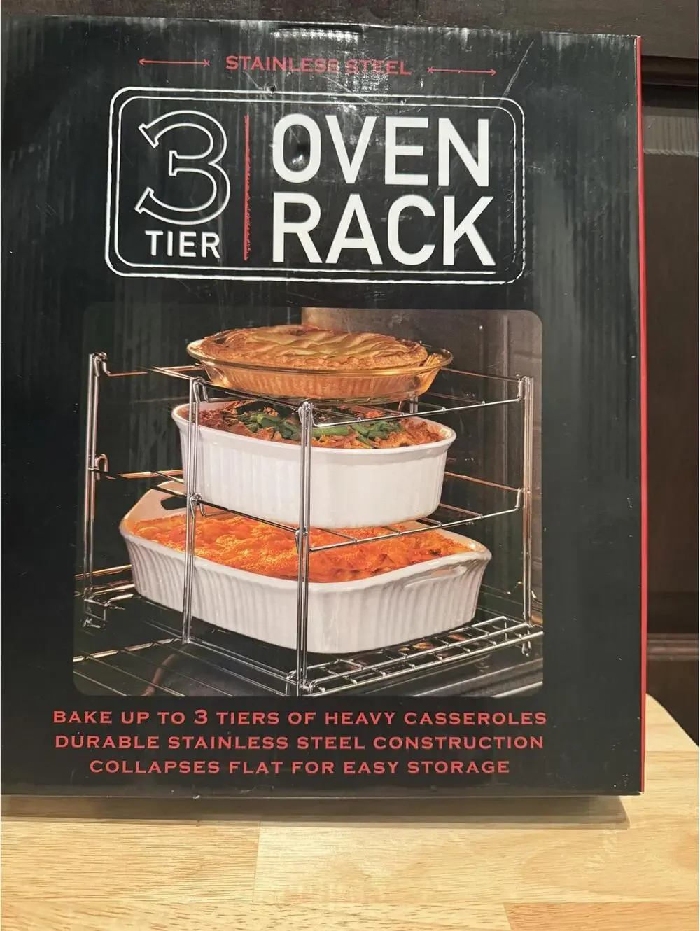3 Tier Stainless Steel Oven Rack Brand New In Box